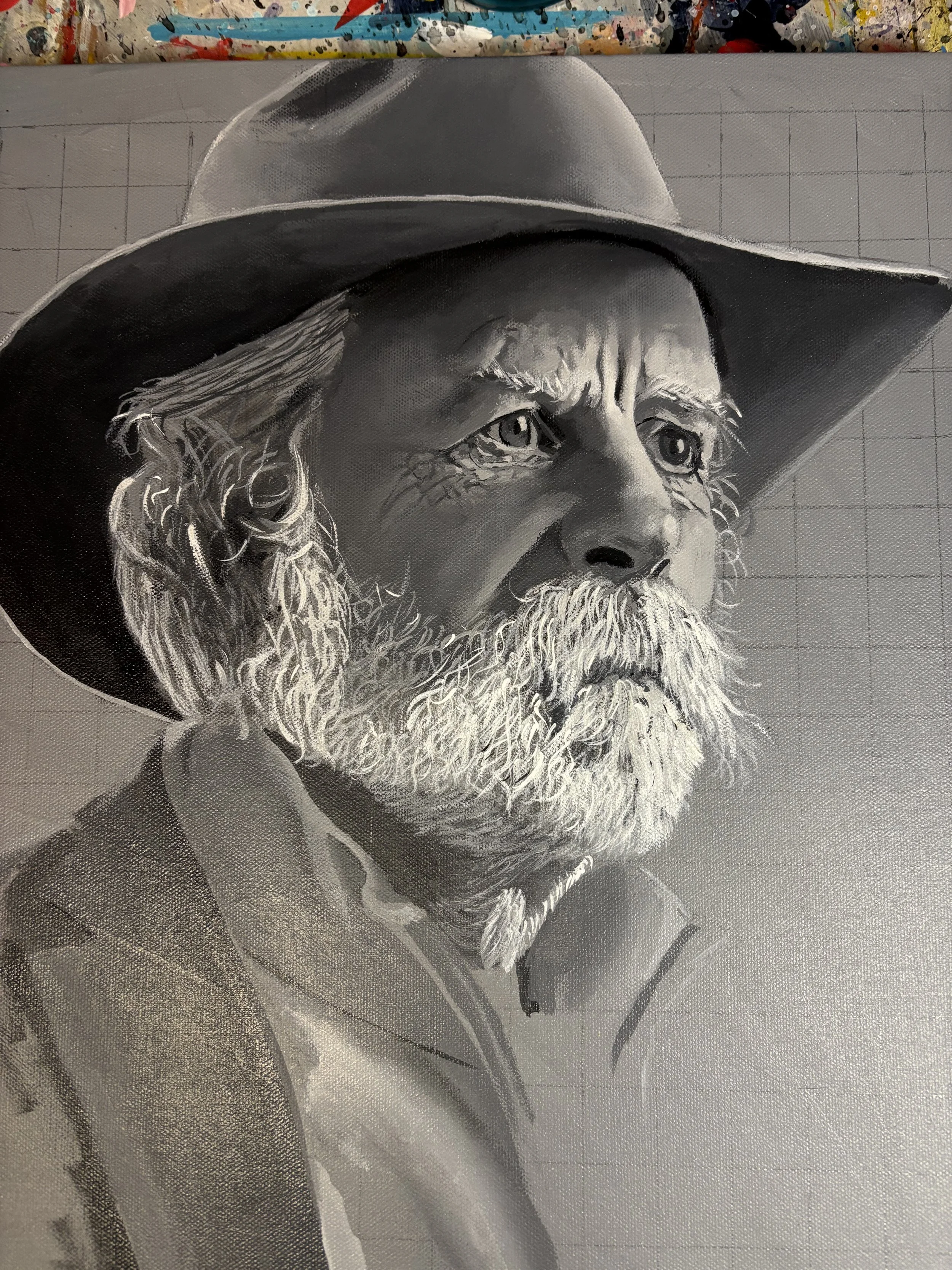 "Bobby" acrylic on canvas (2026)