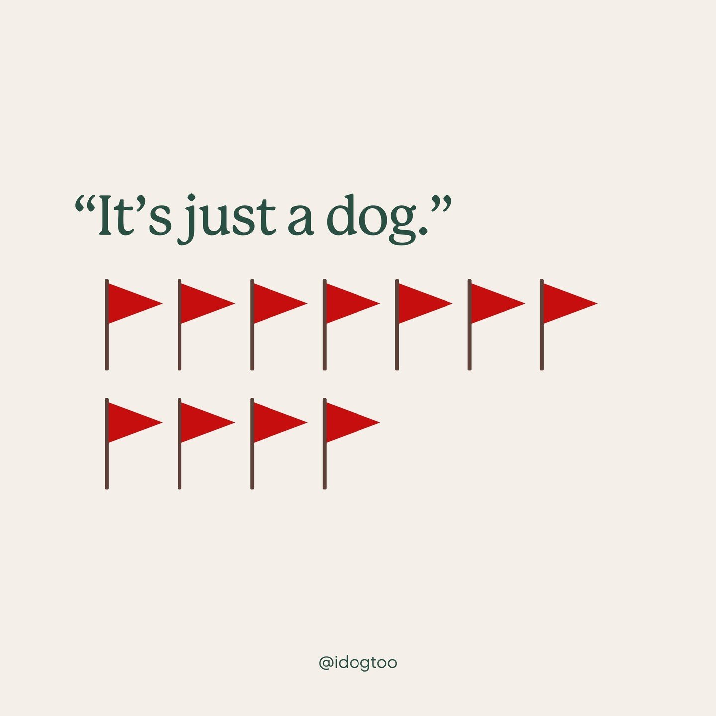 🚩🚩🚩🚩 &quot;You're dead to me Brenda. That is MY child you're talking about.&quot;
&bull;
&bull;
&bull;
&bull;
&bull;
&bull;
#dogmom #dogmomlife #redflags #dogquotes