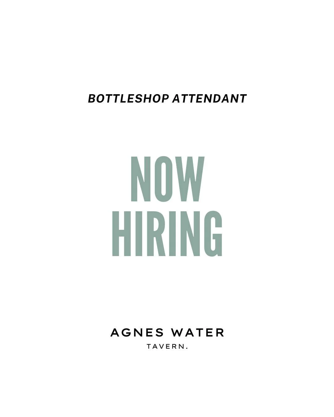 🌟 𝐉𝐨𝐢𝐧 𝐎𝐮𝐫 𝐓𝐞𝐚𝐦 𝐚𝐭 𝐁𝐨𝐭𝐭𝐥𝐞𝐦𝐚𝐫𝐭 𝐀𝐠𝐧𝐞𝐬 𝐖𝐚𝐭𝐞𝐫! 🌟

We&rsquo;re on the hunt for a dedicated Bottleshop Attendant to work across both our Bottlemart locations.

🍺 𝗣𝗼𝘀𝗶𝘁𝗶𝗼𝗻: 𝗕𝗼𝘁𝘁𝗹𝗲𝘀𝗵𝗼𝗽 𝗔𝘁𝘁𝗲𝗻𝗱𝗮𝗻𝘁
