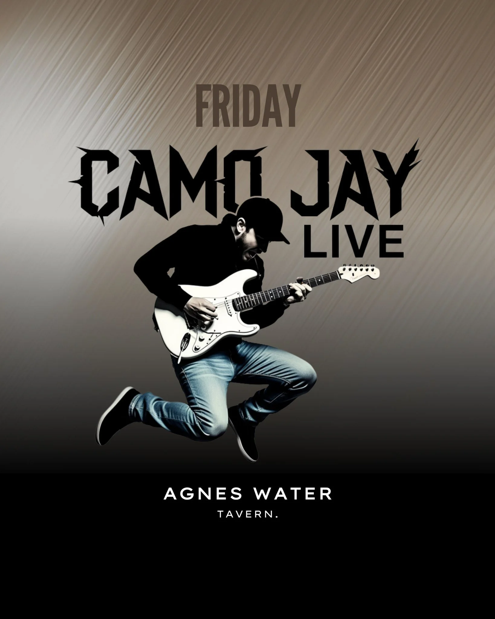 🎵 𝗧𝗵𝗶𝘀 𝗪𝗲𝗲𝗸𝗲𝗻𝗱'𝘀 𝗟𝗶𝘃𝗲 𝗠𝘂𝘀𝗶𝗰 𝗟𝗶𝗻𝗲-𝗨𝗽 𝗮𝘁 𝗔𝗴𝗻𝗲𝘀 𝗪𝗮𝘁𝗲𝗿 𝗧𝗮𝘃𝗲𝗿𝗻 🎵

Get ready for another unforgettable weekend of live music:

🎤 𝗙𝗿𝗶𝗱𝗮𝘆: 𝟴𝗽𝗺 &ndash; Camo
🎤 𝗦𝗮𝘁𝘂𝗿𝗱𝗮𝘆: 𝟴𝗽𝗺 &ndash; Todd Keig