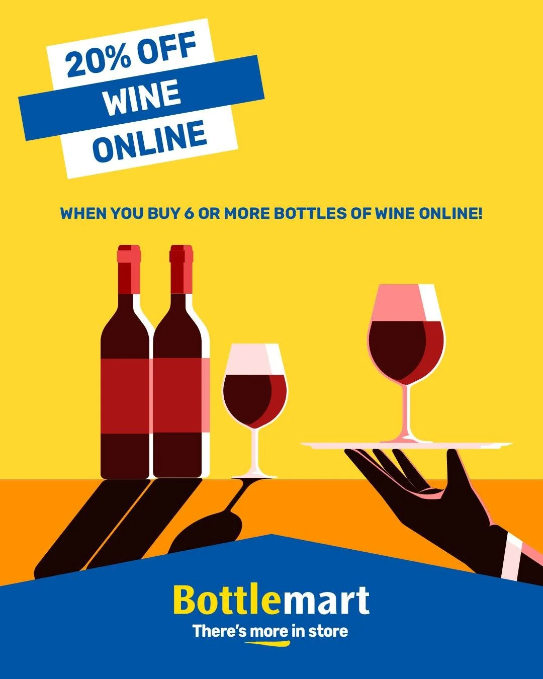 🍷 𝗪𝗲𝗲𝗸𝗲𝗻𝗱 𝗪𝗶𝗻𝗲 𝗢𝗳𝗳𝗲𝗿 - 𝗢𝗻𝗹𝗶𝗻𝗲 𝗢𝗻𝗹𝘆 🍷

Stock up for the weekend and save on your favourite drops!

Enjoy 𝟮𝟬% 𝗢𝗙𝗙 𝘄𝗶𝗻𝗲 when you purchase 𝟲 𝗼𝗿 𝗺𝗼𝗿𝗲 𝗯𝗼𝘁𝘁𝗹𝗲𝘀 𝗼𝗻𝗹𝗶𝗻𝗲 and choose 𝘾𝙡𝙞𝙘𝙠 &amp; 𝘾𝙤?