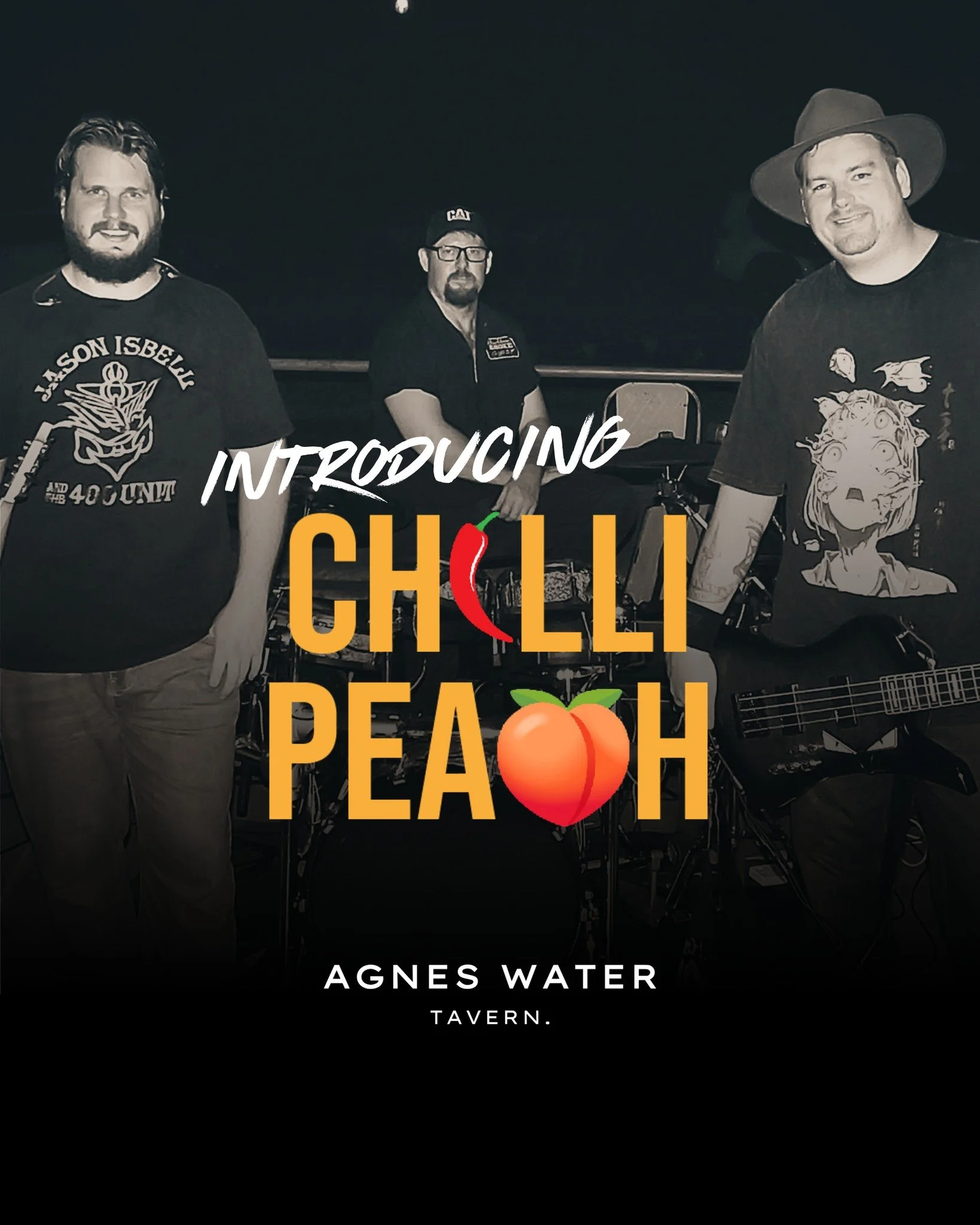 🎤🌟 𝗡𝗘𝗪 𝗧𝗢 𝗧𝗛𝗘 𝗧𝗔𝗩 - 𝗖𝗛𝗜𝗟𝗟𝗜 𝗣𝗘𝗔𝗖𝗛 🌟🎤

We&rsquo;re excited to welcome @chillipeachband  to Agnes Water Tavern for their very first gig with us!

📅 Saturday 13th June
⏰ 8pm - Late

Hailing from Yeppoon, Chilli Peach are a high