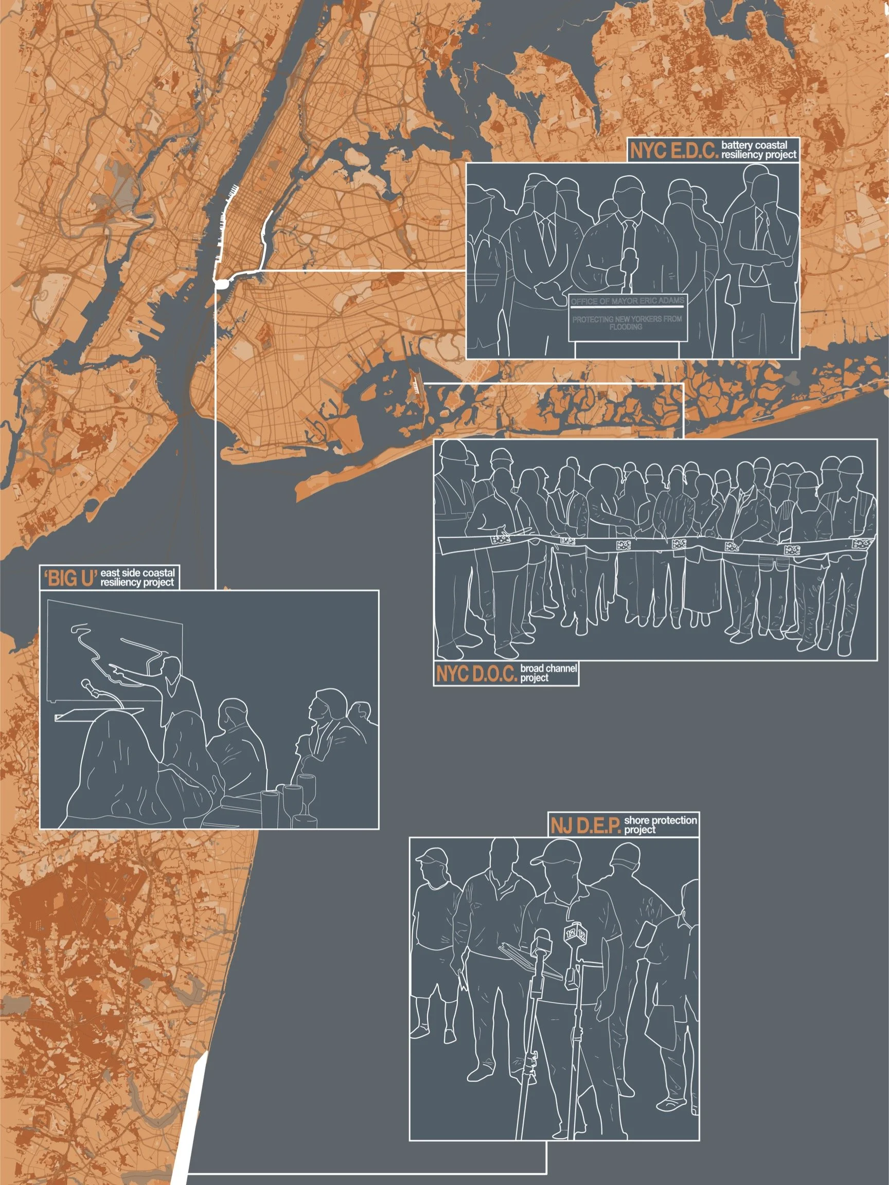 map of precedents, digital drawing, 24" x 32", 2025