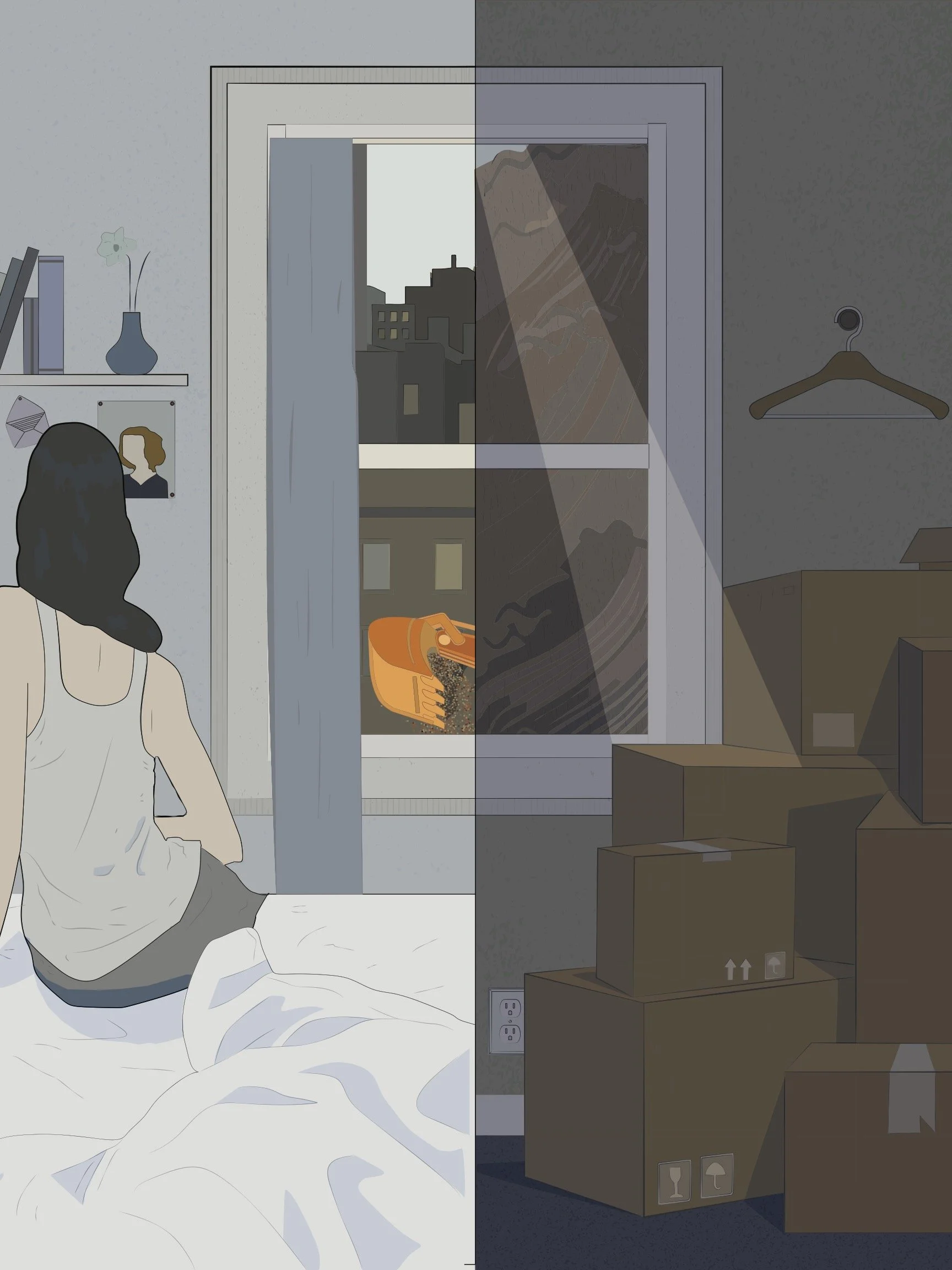 map of precedents, digital drawing (by emily lecompte), 24" x 32", 2025