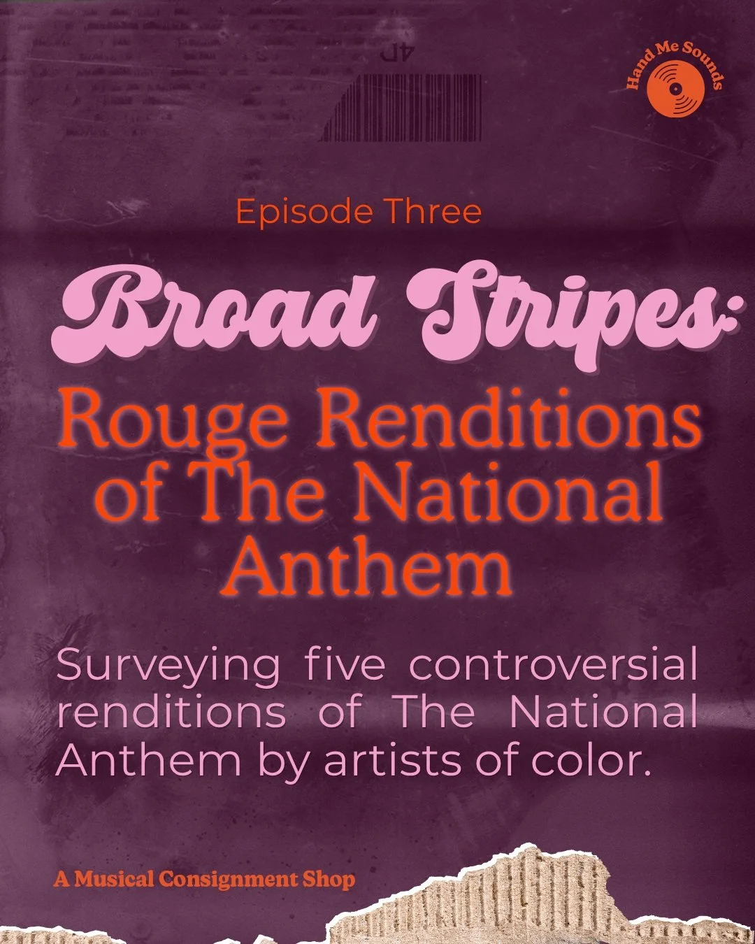 What do Jimi Hendrix, Whitney Houston, Marvin Gaye, Jos&eacute; Feliciano, and Ren&eacute; Marie have in common?

They all performed renditions of the National Anthem that sparked controversy and conversation.

Tomorrow on Hand Me Sounds, we're surve