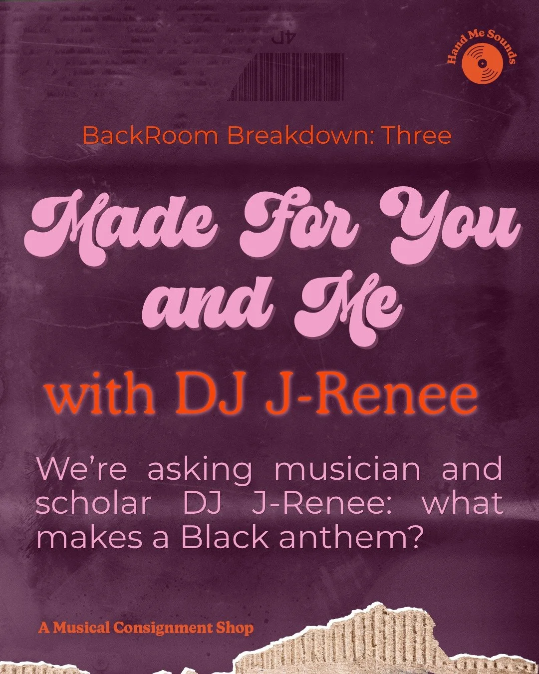 This week we have Jordan R. Brown (she/her) aka DJ J-Renee in the BackRoom! She is a Harvard University doctoral candidate in ethnomusicology with a secondary field in African and African American Studies exploring work on alternative hip-hop and alt
