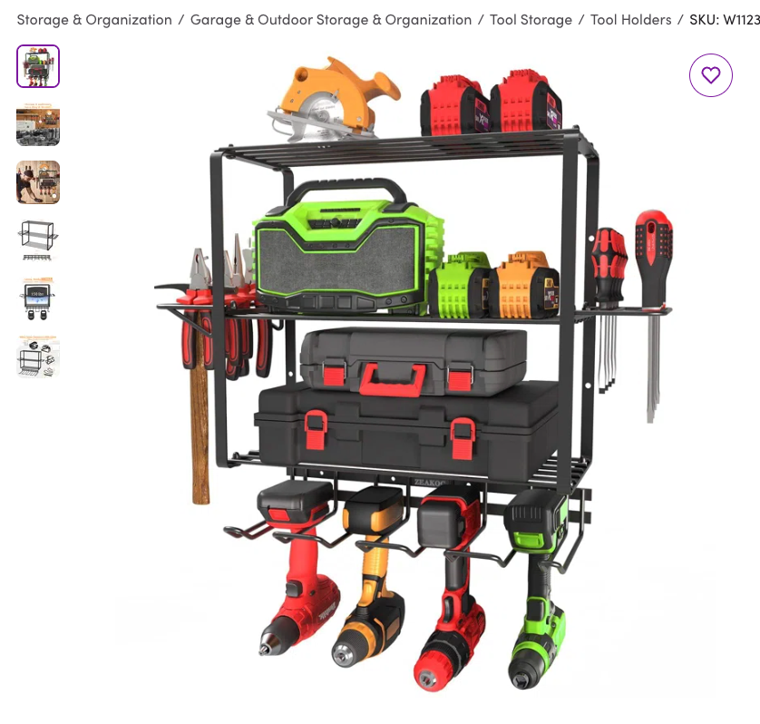 Tool Organizer on Sale: $20 | Retail: $46