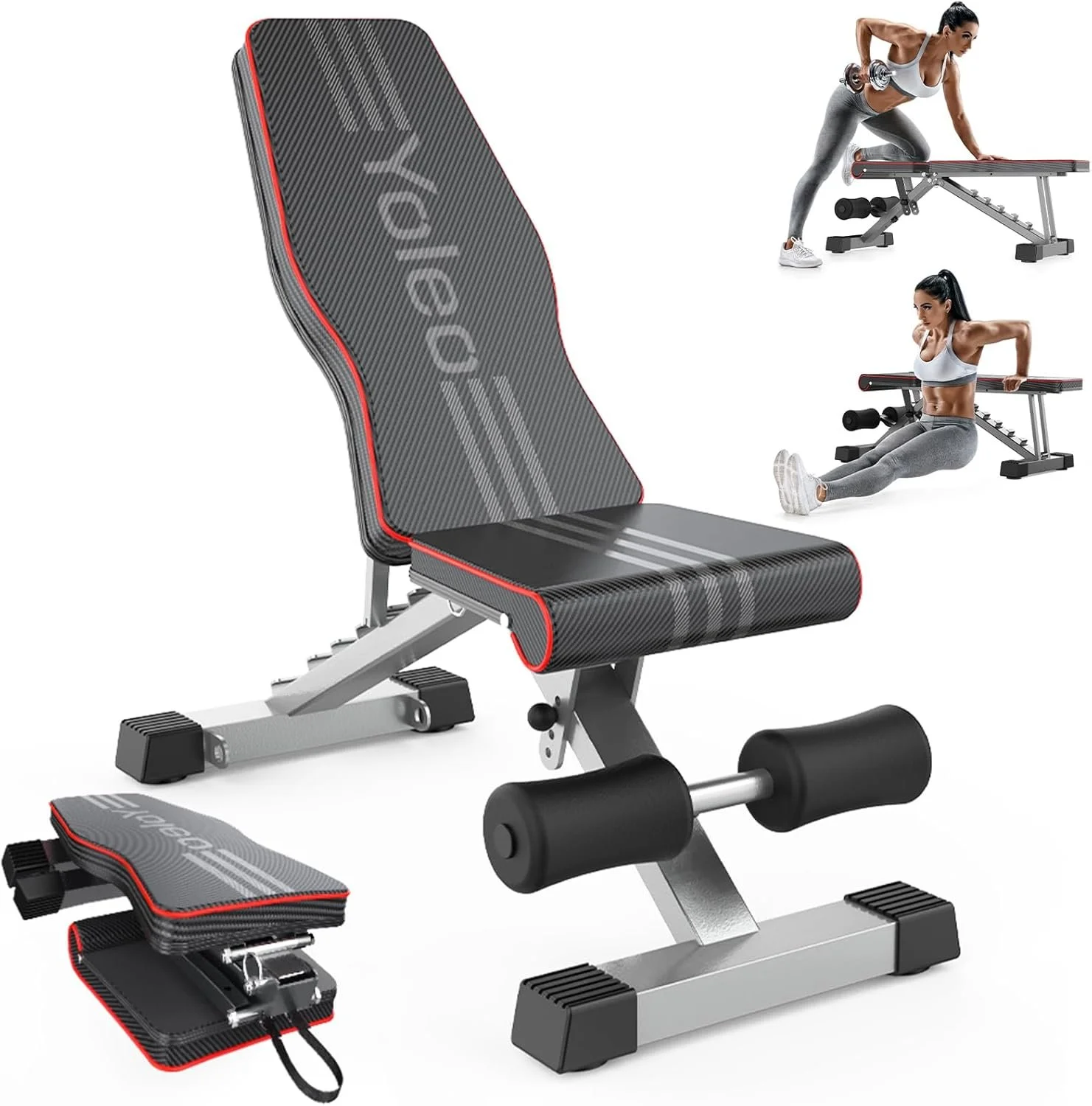 Yoleo Adjustable Weight Bench on Sale: $80 | Retail: $130