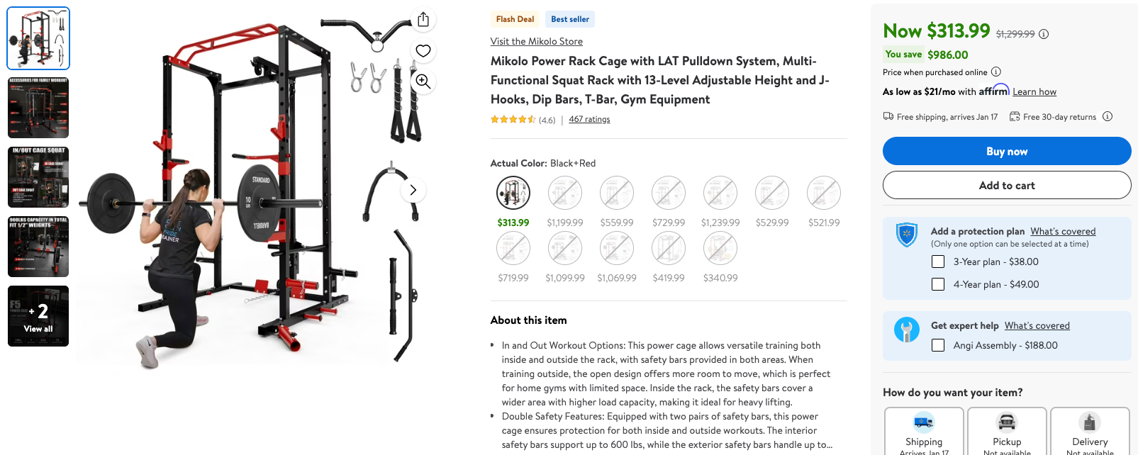 Power Rack Cage on Sale: $314 | Retail: $1,300