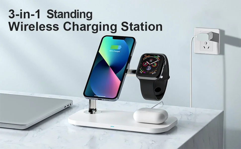 Wireless 3-in-1 Charger on Sale: $8 | Retail: $21