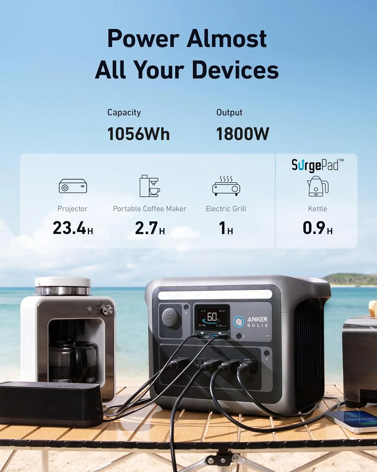 Anker Solix C1000 Power Station on Sale: $430 | Retail: $1,000