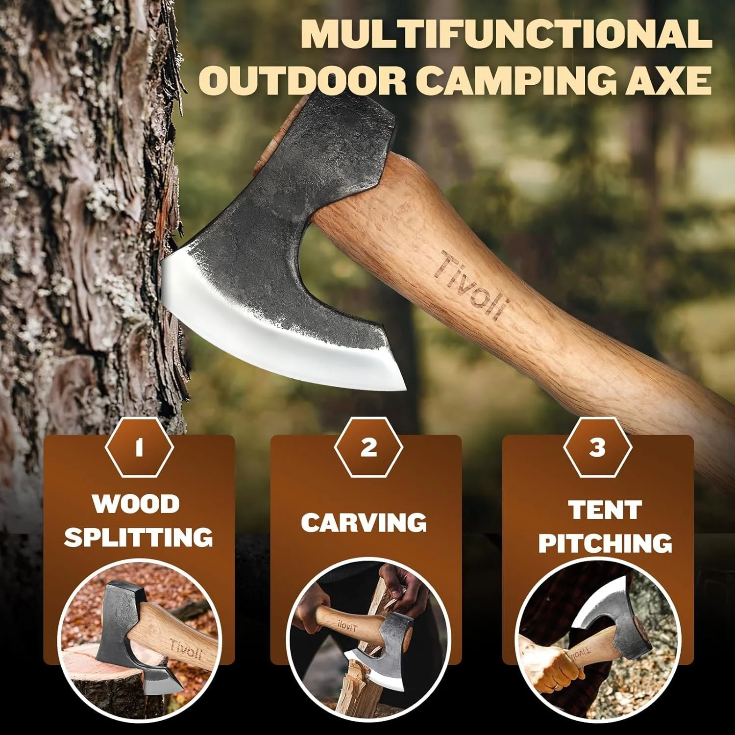 15" Camping Hatchet on Sale: $27 | Retail: $45