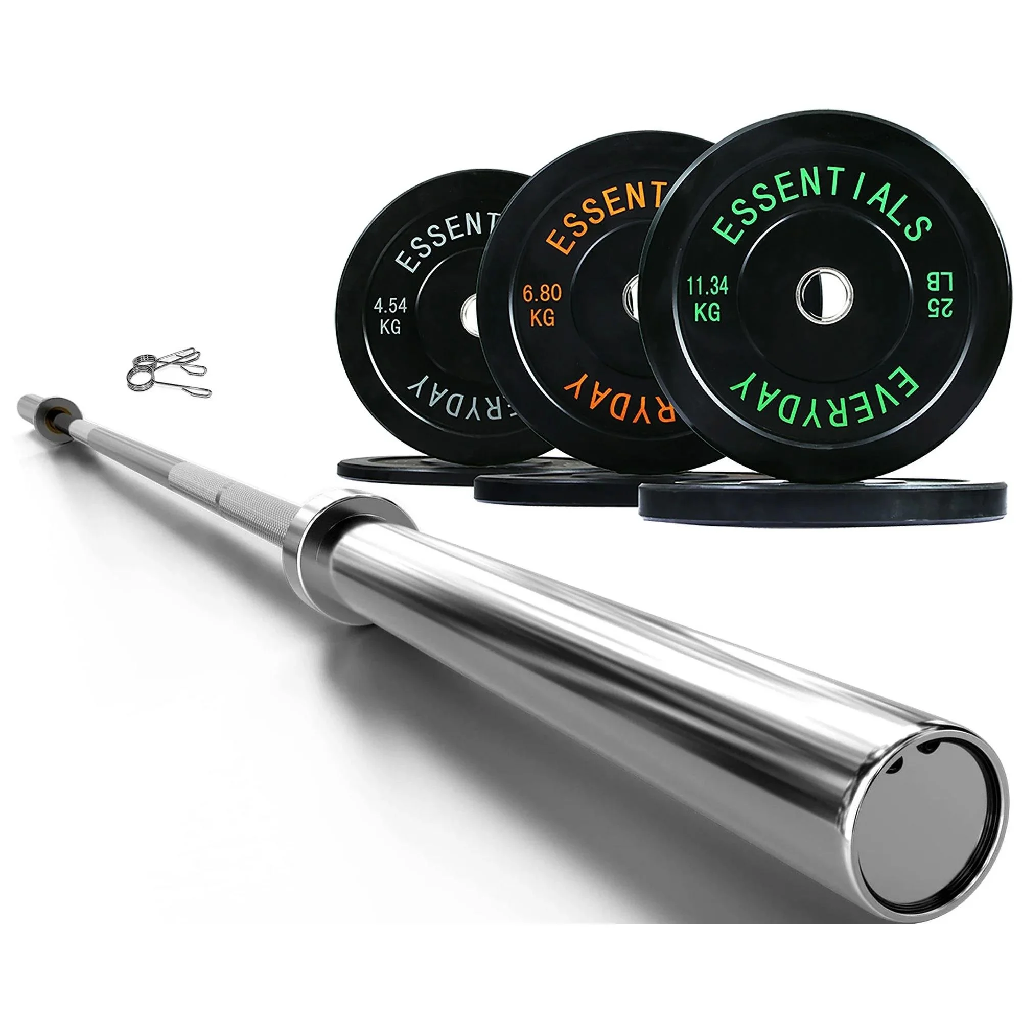 100 lb Weight Plate Set w/ Bar on Sale: $100 | Retail: $229