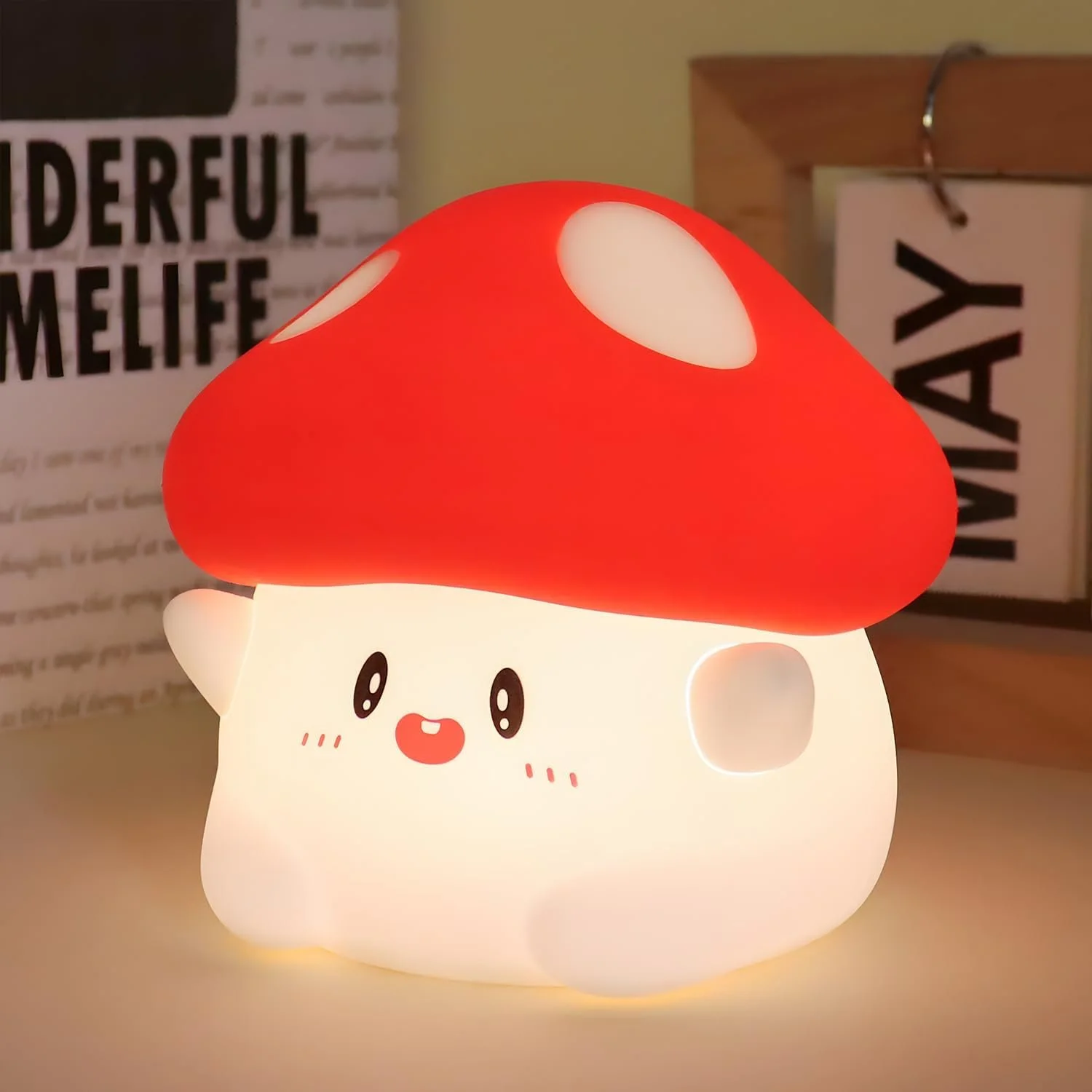 Mushroom Lamp on Sale: $8 | Retail: $17