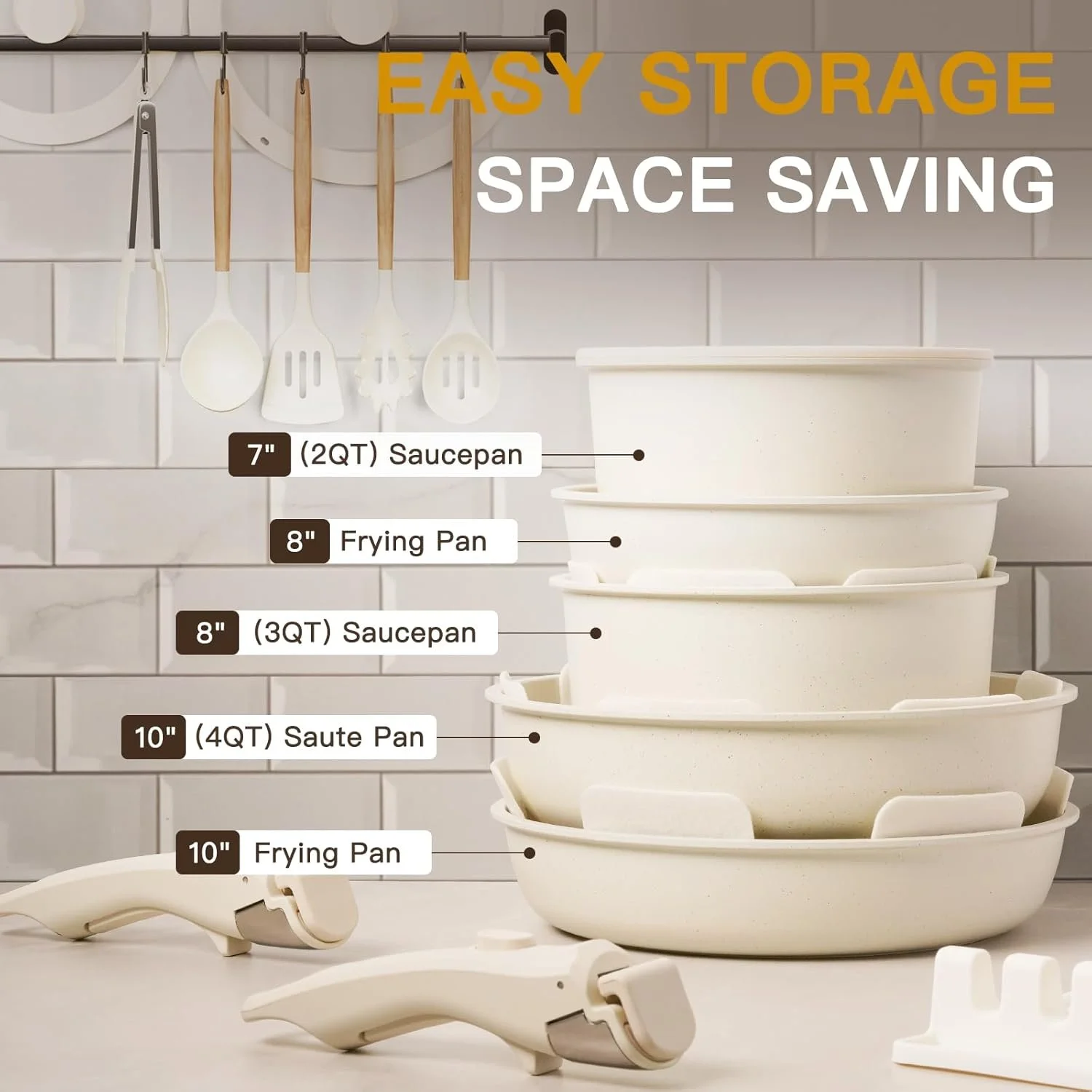 21 pc Ceramic Cookware Set on Sale: $67 | Retail: $140