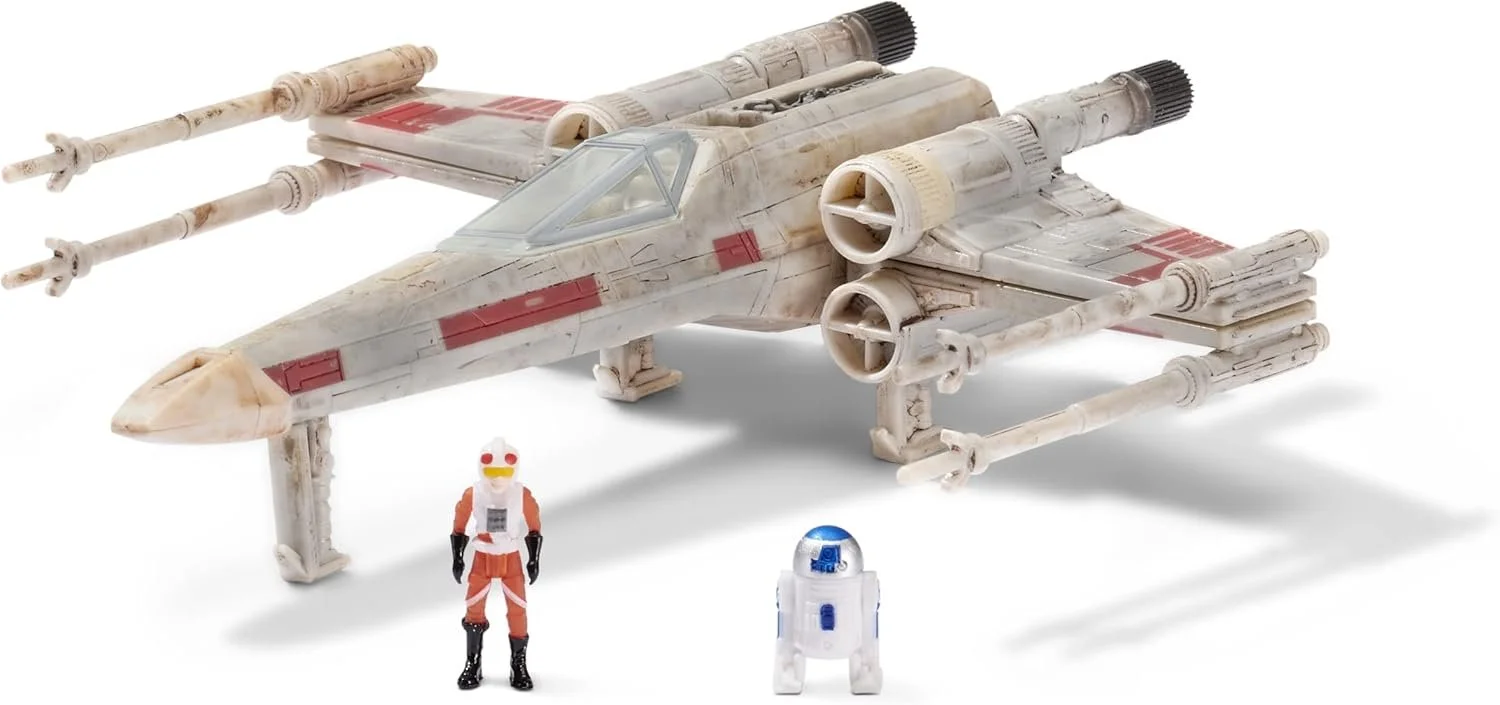 Star Wars X-Wing Fighter w/ Skywalker + R2-D2 on Sale: $17 | Retail: $43