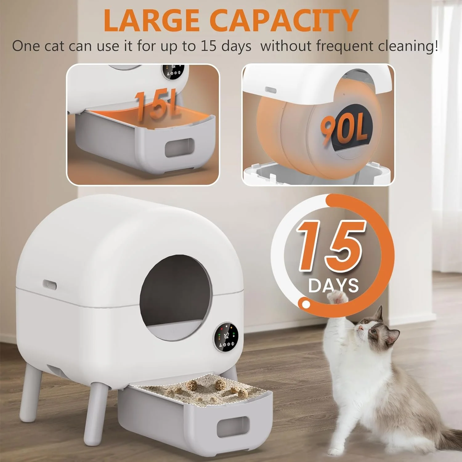 Self Cleaning Litter Box on Sale: $200 | Retail: $400