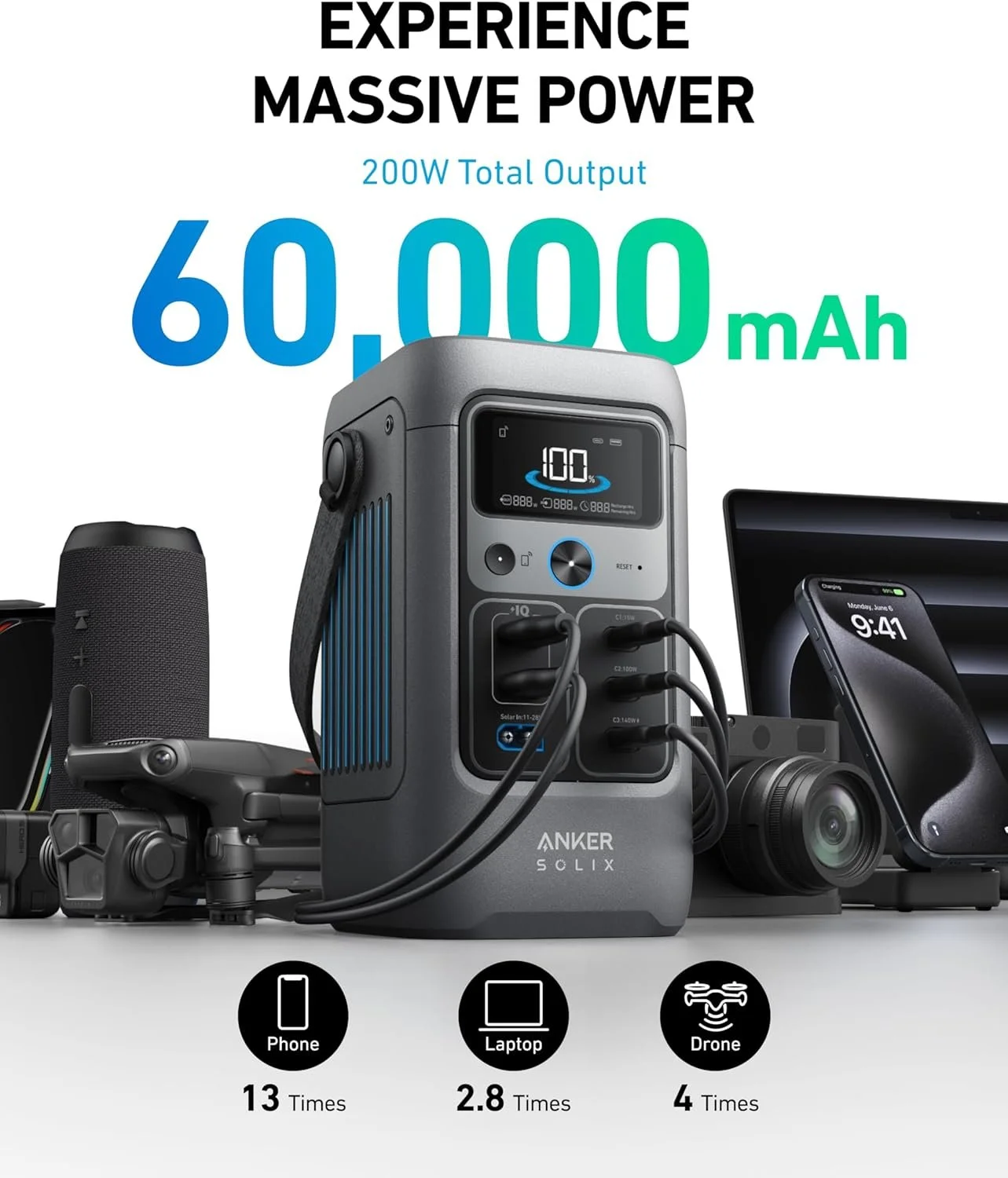 Anker SOLIX C200 DC Power Bank Station on Sale: $100 | Retail: $170