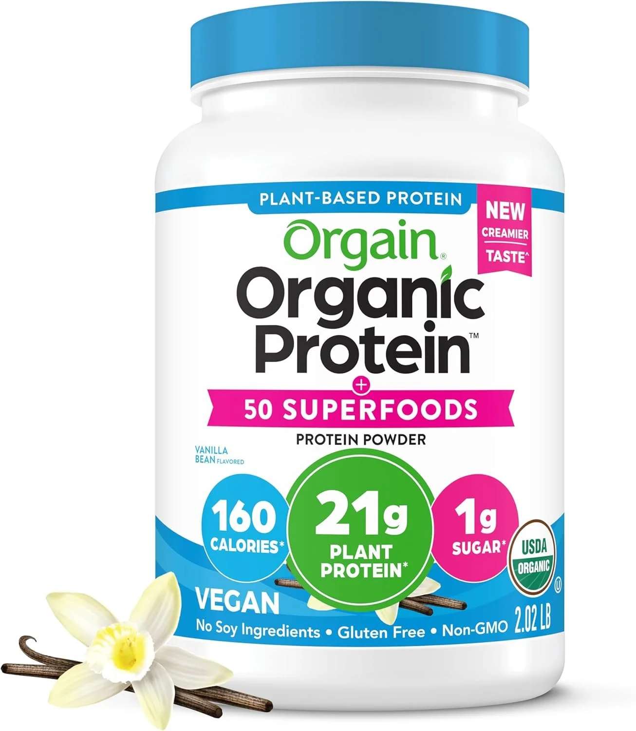 2 lb of Orgain Organic Vegan Protein Powder on Sale: $12 | Retail: $35