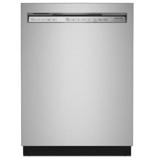 KitchenAid 24" PrintShield Stainless Steel Dishwasher with ProWash Cycle on Sale: $648 | Retail: $1,049