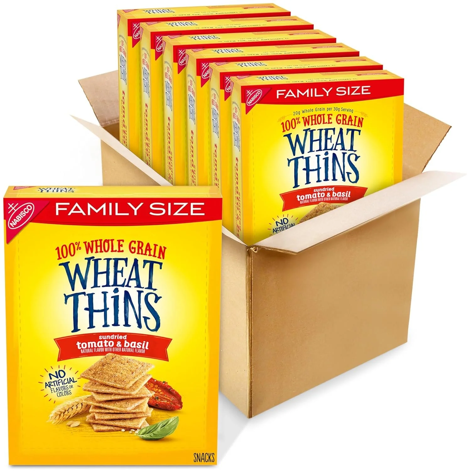6 Boxes of Wheat Thins - Sundried Tomato &amp; Basil on Sale: $16 | Retail: $27