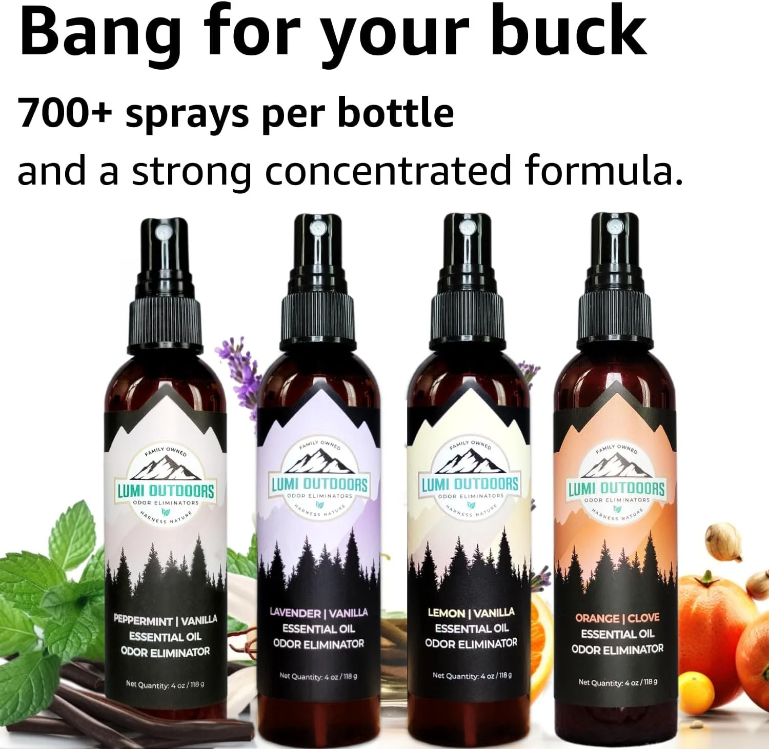 4 pk of Shoe / Room Spray on Sale: $23 | Retail: $39