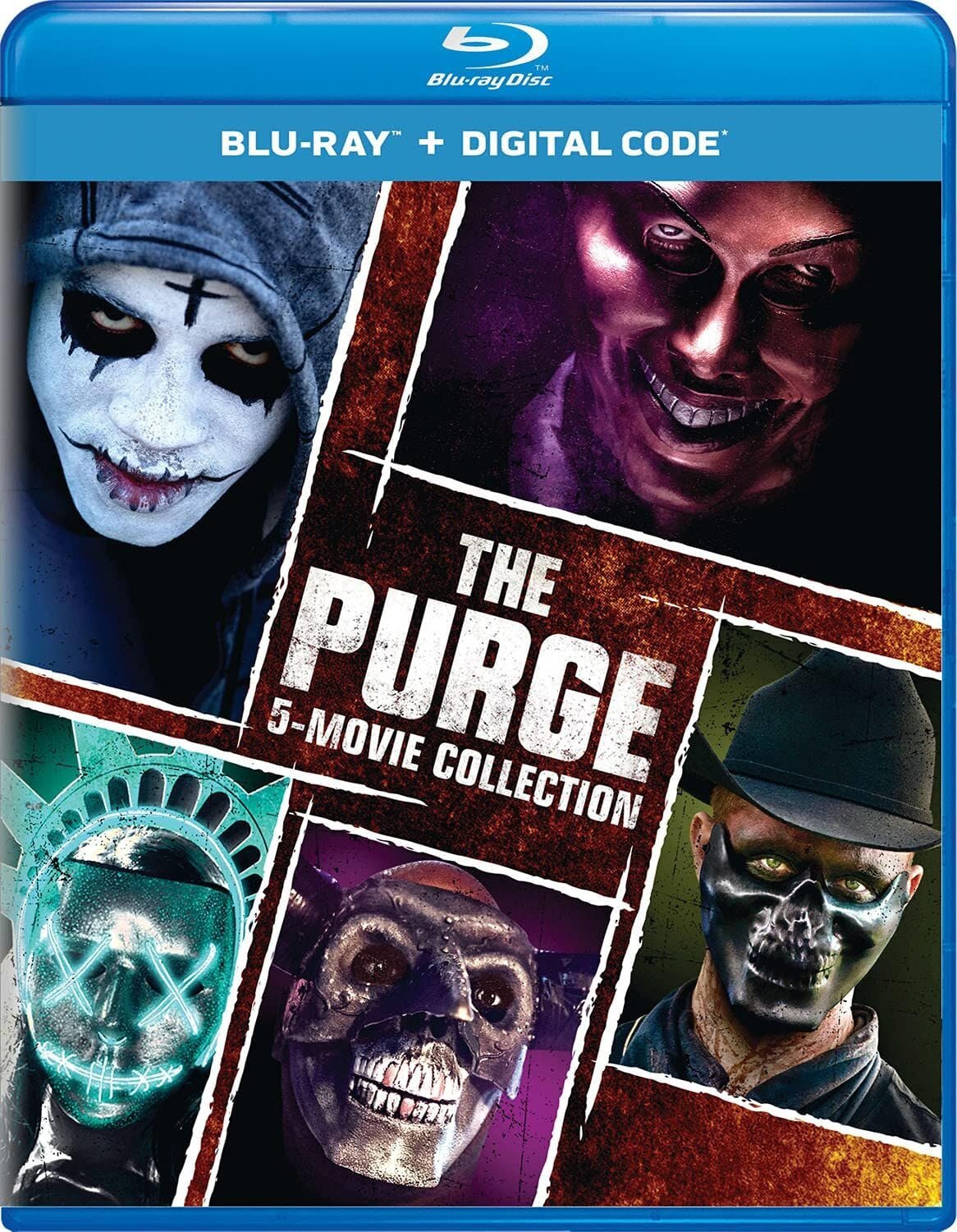 The Purge: 5-Movie Collection - Blu-ray + Digital on Sale: $13 | Retail: $38