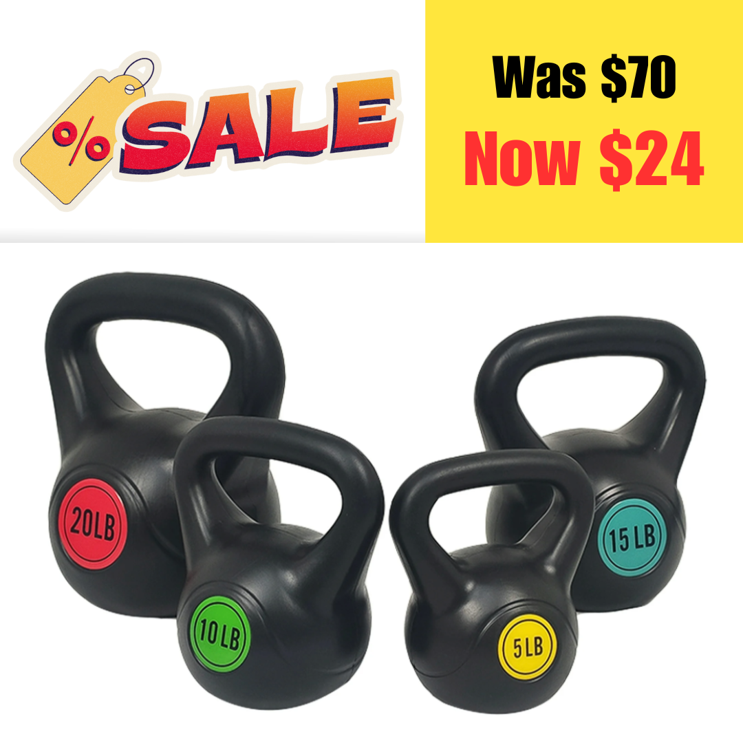 4 Kettlebells on Sale: $24 | Retail: $70