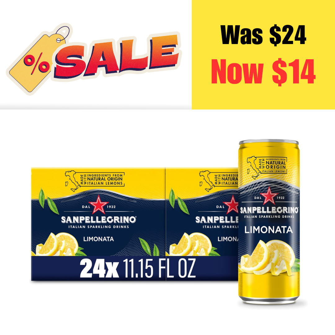 Sanpellegrino Italian Sparkling Drink on Sale: $14 | Retail: $24