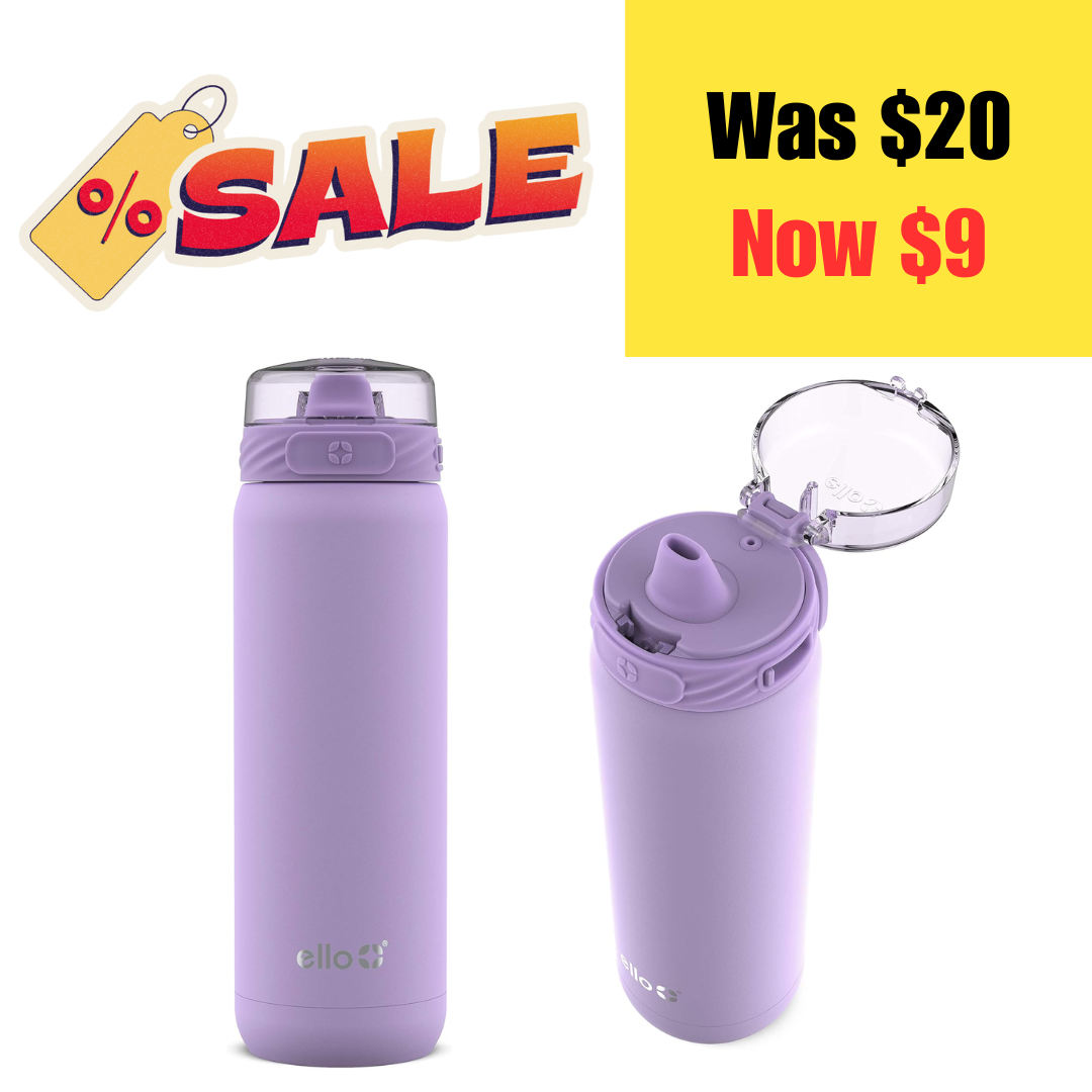 Ello Cooper 22oz Stainless Steel Water Bottle on Sale: $9 | Retail: $20