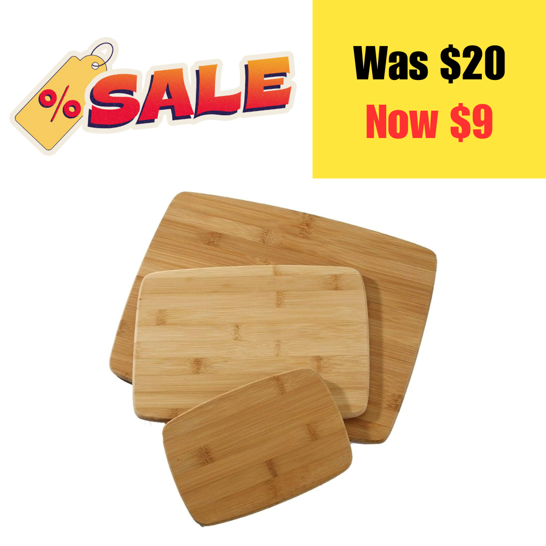 Farberware 3-Piece Kitchen Cutting Board Set on Sale: $9 | Retail: $20
