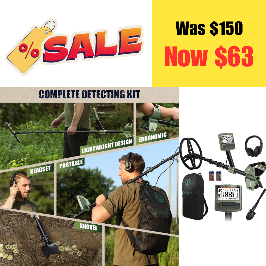 Metal Detector Kit on Sale: $63 | Retail: $150