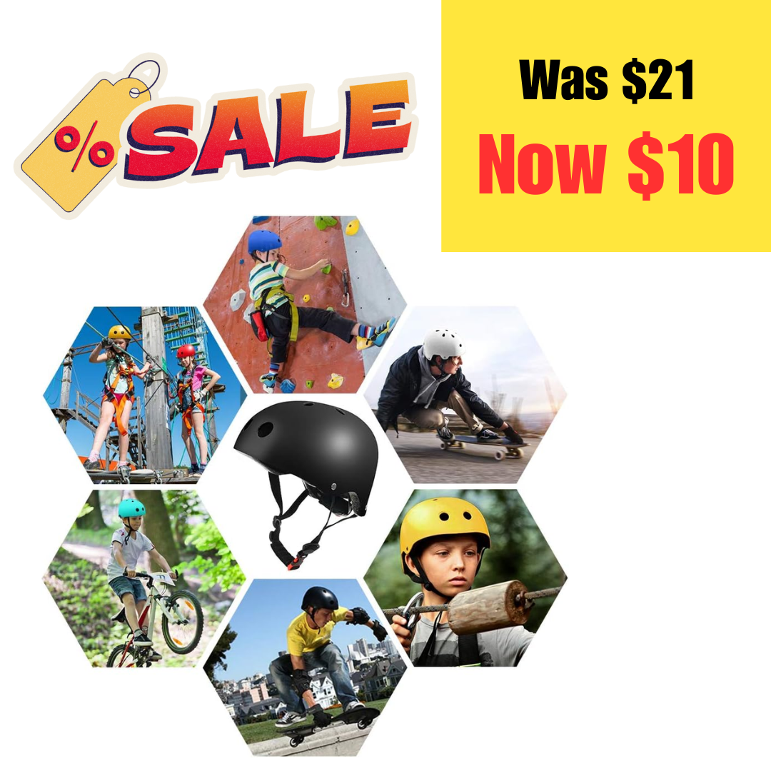 Skateboard Bike Helmet on Sale: $10 | Retail: $21