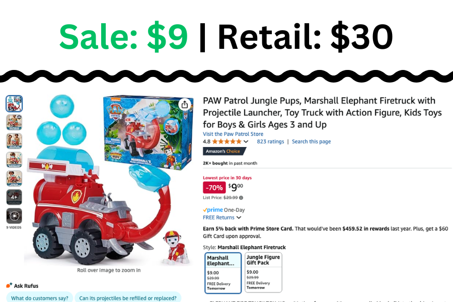 PAW Patrol Jungle Pups on Sale: $9 | Retail: $30