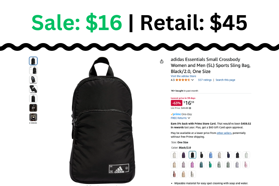adidas Essentials Crossbody on Sale: $16 | Retail: $45