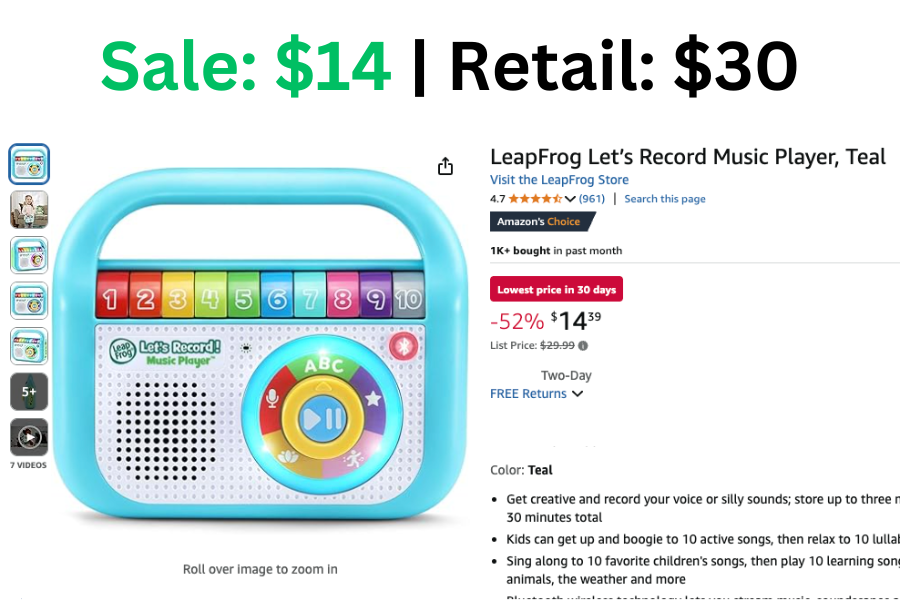 LeapFrog on Sale: $14 | Normally: $30