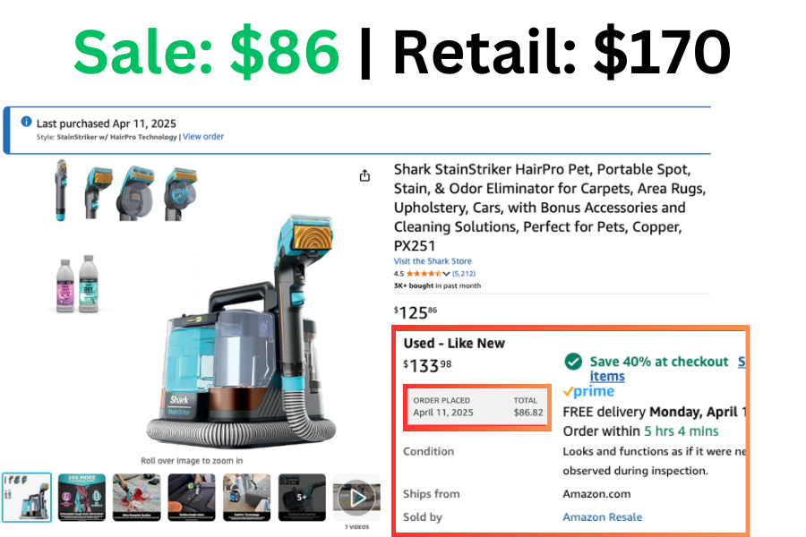 Shark Carpet Cleaner on Sale: $86 | Normally: $170