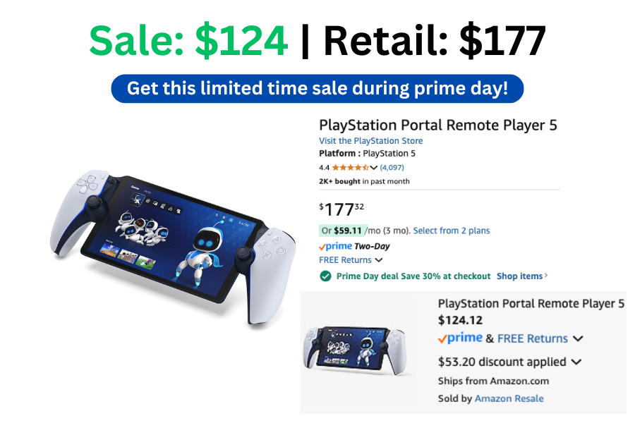 PlayStation Portal Remote Player 5 on Sale: $124 | Normally $177