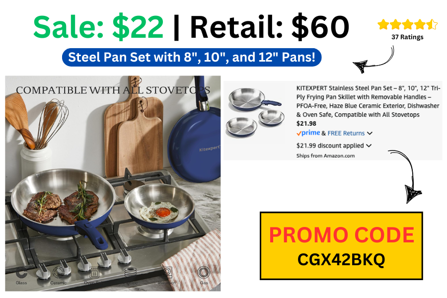 Steel Pan Set on Sale: $22 | Normally $60