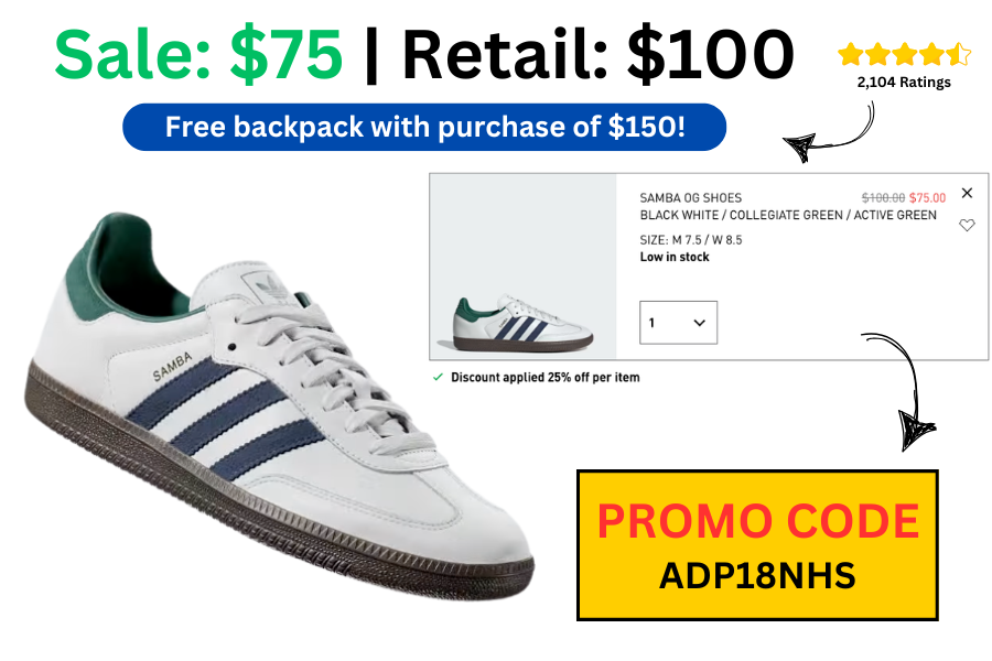 Samba OG Shoes on Sale: $75 | Normally $100