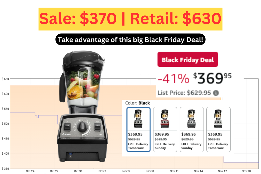 (Sale: $370 | Retail: $630) Vitamix Propel Series 750 Blender