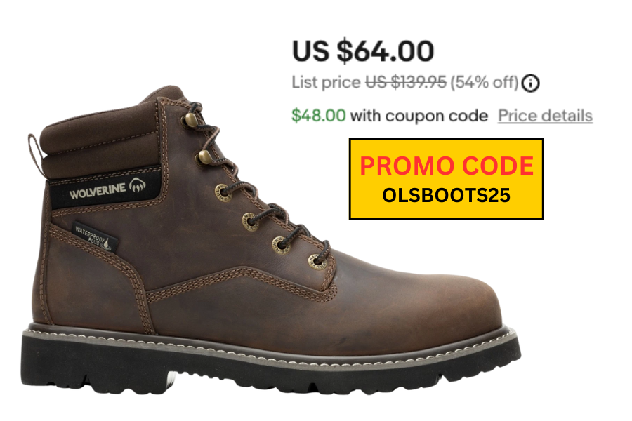 (Sale: $48 | Retail: $140) Wolverine Revival Work Boot Shoes