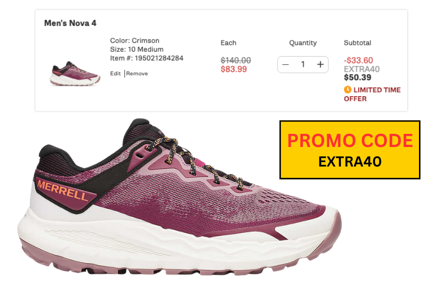 (Sale: $50 | Retail: $140) Men's Nova 4 Trail Running Shoes