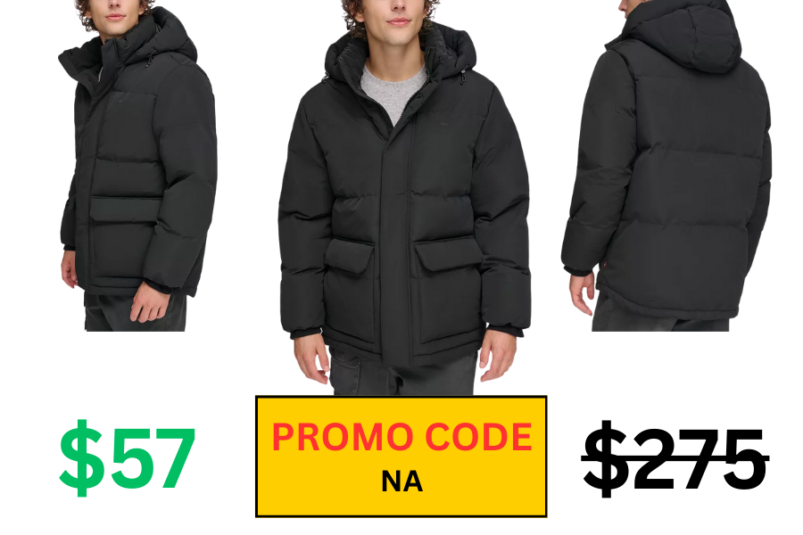 (Sale: $57 | Retail: $275) Levi's Workwear Hooded Parka Jacket