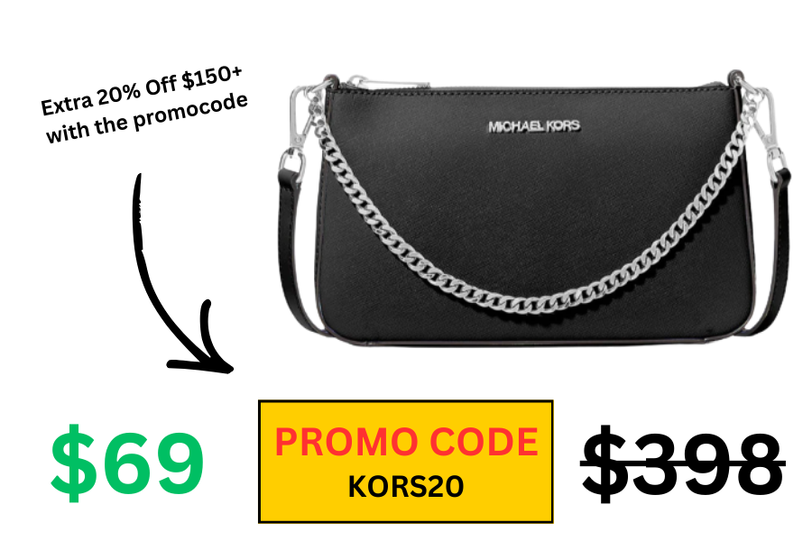 (Sale: $69 | Retail: $400) Michael Kors Saffiano Leather Crossbody Bag