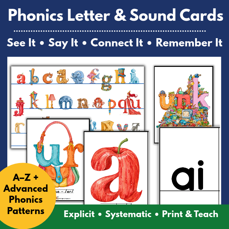 Phonics Letter & Sound Cards