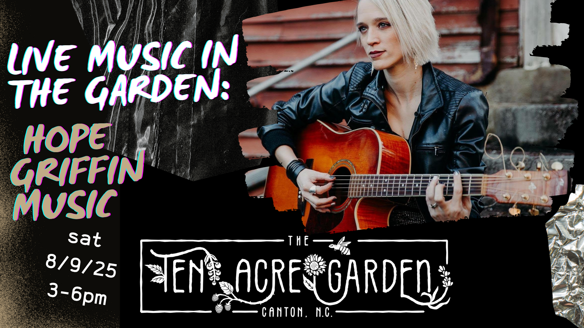 Live Music in the Garden with Hope Griffin Music