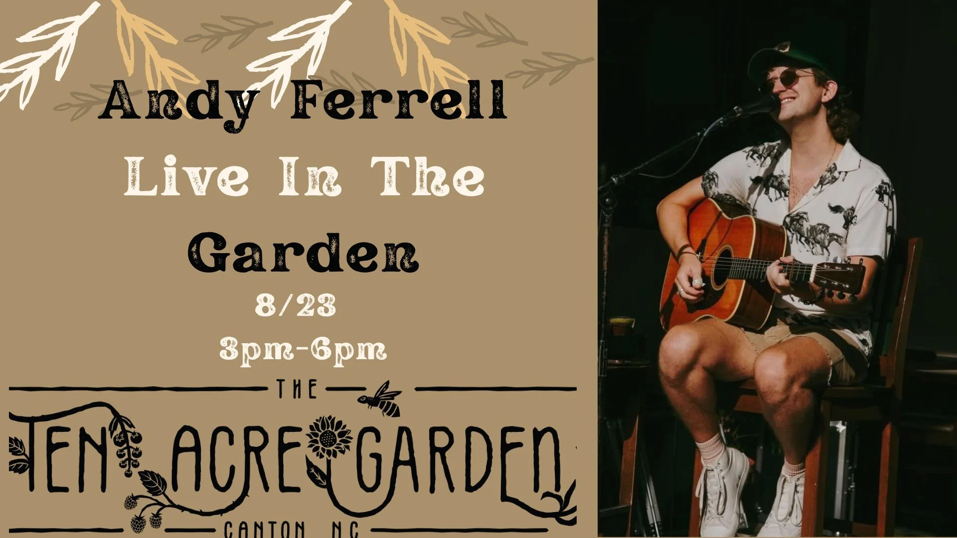 Live Music in the Garden with Andy Ferrell