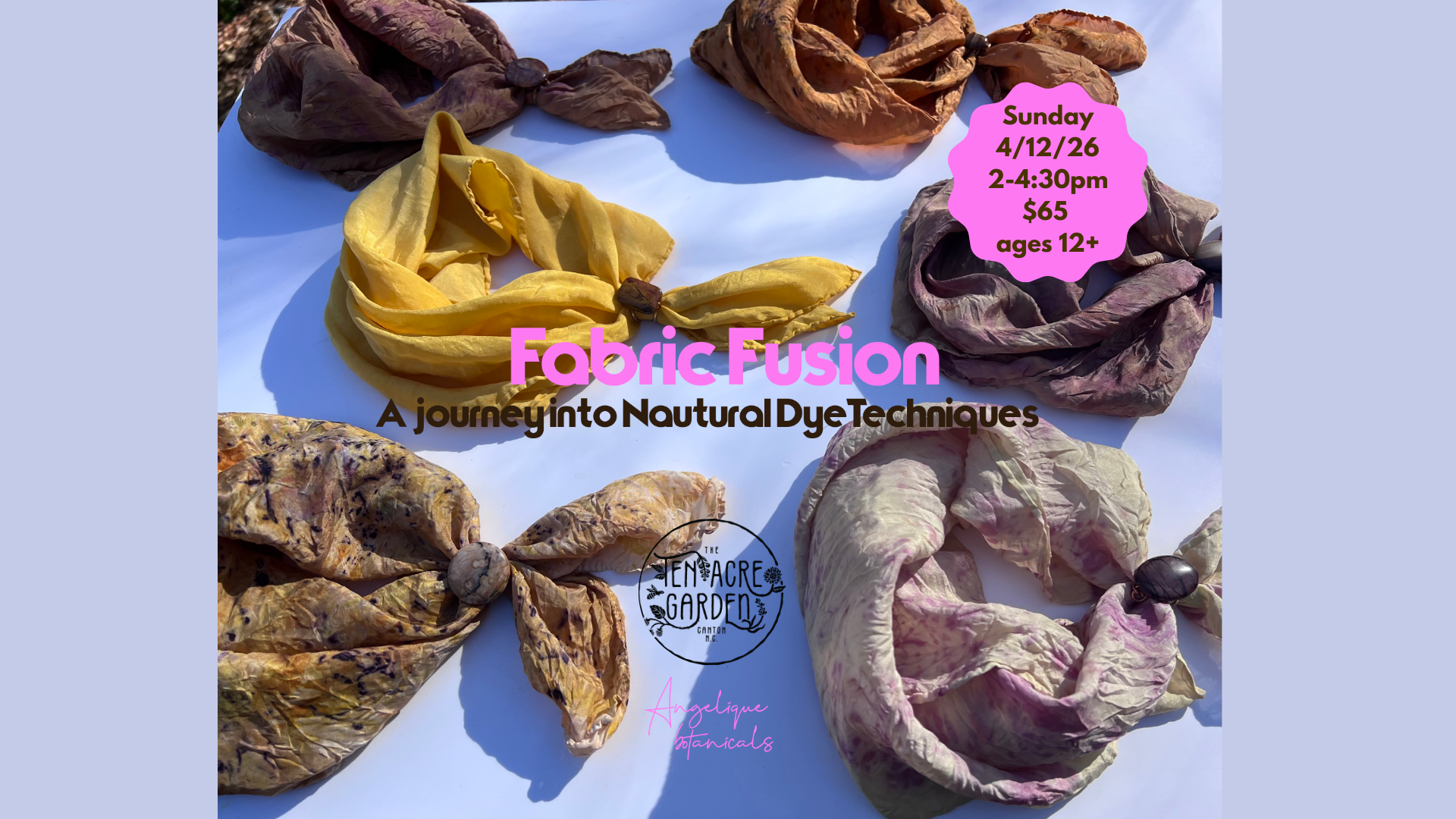 Fabric Fusion--A Journey into Natural Dye Techniques