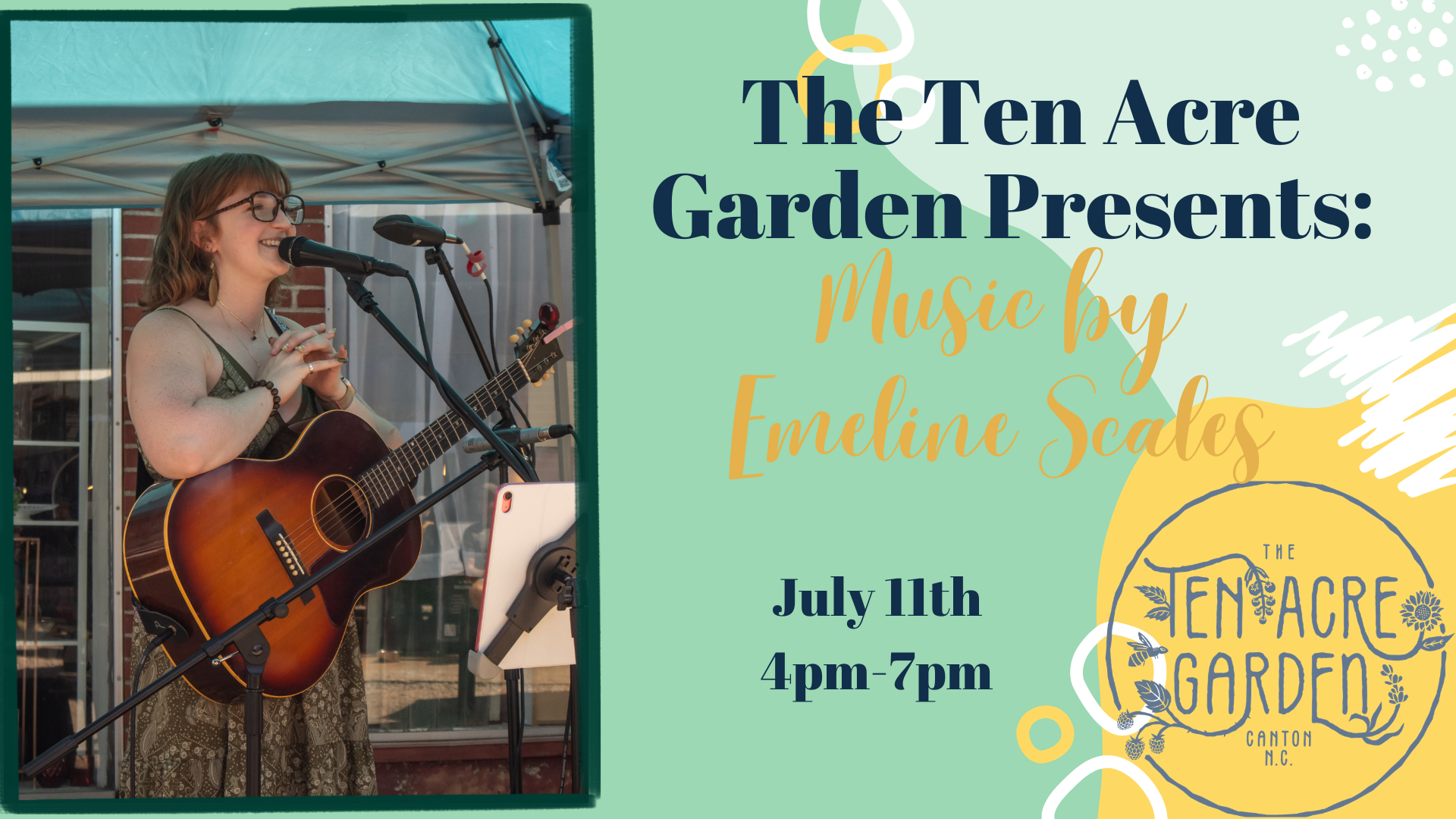 Live Music in the Garden with Emeline Scales